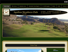 Tablet Screenshot of aguilonmembersclub.com